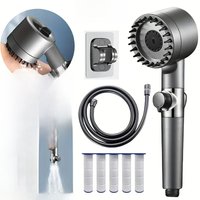 Adjustable Shower Head Mode Rainfall Shower Large Flow Shower Head High Pressure Water Saving Shower Mixer Bathroom Accessories