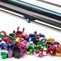 AliExpress NONE 10Pcs MTB Bike Bicycle Frame U Buckle For Brake Cable Housing Hose Tube Shifter Cable Guides Button Fixed Tubing Clips