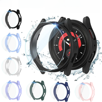 Glass+Case for Samsung Galaxy Watch 6 44mm 40mm Waterproof PC Cover Watch 6 Classic 43mm 47mm Galaxy Watch Case+Screen Protector