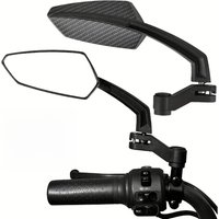 AliExpress NONE Universal Bike Handlebar Rear View Mirrors Wide Angle Rear View & 360° Rotatable Safety Glass, for Bicycles, E-bikes