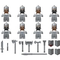 Medieval Knight Rome Ancient Egyptian Spartan Warrior Pharaoh Mummy Movie Warfare Figure Building Blocks Bricks Gifts Toy