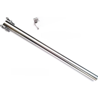 AliExpress Titanium Alloy 3AL2.5V 31.8mm CNC Seatpost fit for Brompton Bike 3 Sizes 520/550/600mm