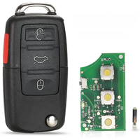 jingyuqin 1J0959753AM Car Remote Key for VW Beetle Golf Passat Jetta 315Mhz ID48 1J0 959 753 AM 5FA008399-30 2000-2006 Key Fob
