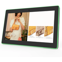 15.6 inch Wall mounted Android PoE tablet pc with LED indicator HEXA core, 2GB DDR3, 16GB flash, BT, wifi, BT, bracket included