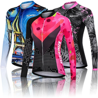 AliExpress Cycling Jersey Summer Thin Long Sleeve Team Outdoor For Bicycle Woman outfits Mountain Bike Sports Top Jersey Ciclismo Mujer