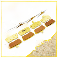 AliExpress COOMA SPORT 4 Pairs, Bicycle Disc Brake Pads for SRAM Motive, CODE R, Guide RE Calipers, Gold Ultra, Full Metal