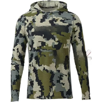 Shallow Tails Hood Fishing Shirt Professional Men Long Sleeve Fish Jersey Hoodie Sailing UV Protection UPF50+ T-shirt Apparel