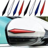 4pcs Car Antis-scratch Door Protective Sticker Body Bumper Anti-collision Protection Rearview Mirror Edge Guard Rubber Strip