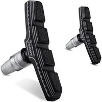 AliExpress NONE A Pair(2 Pcs) Durable Bicycle Silent Brake Pads Cycling V Brake Holder Pads Shoes Blocks Rubber Pad for Long-lasting Performance