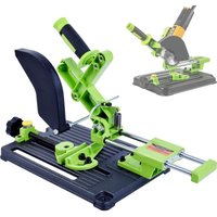 Bromose Winkelschleifer-Ständer, Schleiferhalter, Schneidhalterung, 45° verstellbarer Winkel, für Desktop-Winkelschleifer 100–125 mm