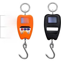 200kg/440lb Crane Scale Digital Industrial Hanging Scale Heavy Duty Hanging Hook Scales Stainless Steel Weighing Indoor&Outdoor