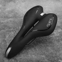 AliExpress PU Leather Gel Bicycle Saddle MTB Mountain Road Bike Seat Comfortable Soft Cycling Cushion Exercise Bike Saddle
