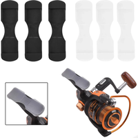 5Pcs Rubber Fishing Reel Protection Base Mat Fishing Reel Protective Case Cover For Carp Bass Trout Fishing Tackle Accessories