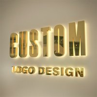 custom logo sign, 3d custom metal letters reception sign, LED channel letters, backlit sign,custom studio Led sign