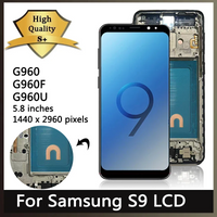 New TFT S9 Screen For Samsung S9 G960 G960N G9600 G960U Lcd Display with Frame Touch Screen Digitizer Replacement