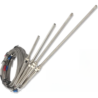 K/J/PT100 Type M8 Thermocouple 1m 2m 3m 5m -200-400℃ Screw Thread Stainless Steel Probe 50mm 150mm 100mm 200mm