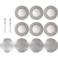 10pcs 16/30/40mm Diamond Saw Blade Mini Grinding Wheel Saw Cutting Disc Grinding Wheel Circular Saw Blade for Dremel Rotary Tool