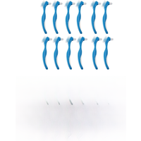 36 Pack Denture Brush Hard Denture Cleaning Brush False Teeth Brush Toothbrush
