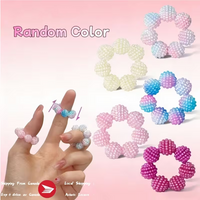 5pcs/set Sensory Spiky Bead Fidget Rings - Adjustable Relax Anxiety Calming Colored Fidget with Spiky Beads, for finger Massager