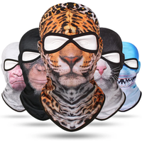 AliExpress 3D Cat Dog Cute Animal Balaclava Motorcycle Motocross Ski Snowboard Hat Helmet Liner Biker Neck Warmer Face Cap Cycling Headgear