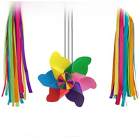 AliExpress anlyxi Children's Bicycle Decoration Tricycle Handlebar Scooter Parts Windmill Tassels Bell Spoke Deco Girls Boys Cycling Accessories