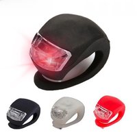 AliExpress NONE Silicone LED Bike Lights Waterproof Bicycle Head Front Light Cycling Wheel Flash Rear Lamp Night Warning Taillight