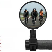AliExpress West Biking WEST BIKING Universal Bike Rearview Mirror 360 Degree Adjustable Rear View Mirror Cycling Accessories Bicycle Handlebar Mirrors