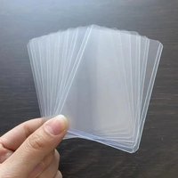 10pcs/Lot B8 Card Sleeves 58x89mm Compact Hard Kpop Holder For Postcards Films Game Cards Photocard Protector