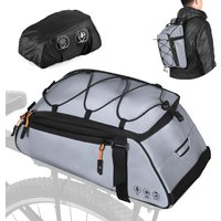 AliExpress LIXADA 3-in-1 Bicycle Bag Reflective Bike Saddle Bag Waterproof Bike Rear Rack Bag with Shoulder Strap