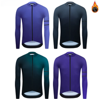 AliExpress YKYWBIKE Men's Cycling Jersey Autumn&Winter Warm Thermal Thin Fleece Riding Clothing Road Bike Long Sleeve Jacket Bicycle MTB