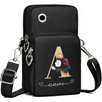 Mobile phone bag, women's cross-body mini handbag, versatile canvas bag, vertical style clutch bag