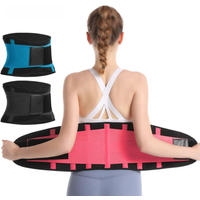 AOLIKES Men And Women Waist Trimmer Belt Lumbar Back Support Gym Fitness Weightlifting Belt Adjustable Abdominal Waist Trainer