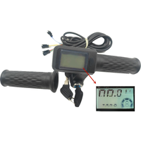 AliExpress NONE 24V 36V 48V 60V 72V Electric Bike Scooter Throttle LCD Display Show Speed and Mileage and Battery Power