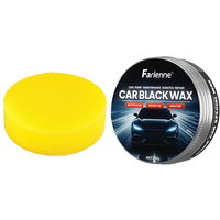 Black Car Polish Wax Gloss Enhancer Black Paint Surface Care Wax for Enhancing Brightness and Glossy Protective Coating