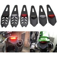AliExpress AFFORD HOPE 1pc Red 12V LED Taillight Brake Lamp+Rear Fender Black ABS License Plate Bracket Holder Universal for Enduro Motocross Dirt Bike