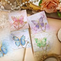 Retro Special-Shaped Butterfly Student Reading Bookmark Holder 4Types Of Art Oil Painting Bookmarks Exquisite Reading Gifts