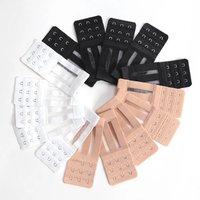 New 5Pcs/Set Buckle Ladies Bra Extender Elastic Extension Strap Hook Adjustable Belt Intimates Handmade Women DIY Accessories
