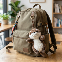 Kawaii Sea Otter Plush Keychain Soft Animal Stuffed Doll Bag Pendant for Women Girls Cute Backpack Charm Keyring Gift 2026