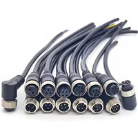 GX16 2 3 4 5 6 7 8 9 10 Pin Connector Cable Aviation Plug with Line Male to Femal 16mm Aviation Socket 30cm-3M Extension Cord