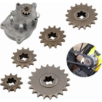 AliExpress NONE Front Gear Box Sprocket T8F 11T 13T 17T 20T Pinion Sprocket Chain Cog Metal For 47cc 49cc Minimoto ATV Mini Bike Moped Scooter