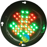 DC12V new design customized pattern 100mm 4 inch LED lamp mini red cross green arrow traffic light module