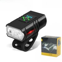 AliExpress Heinast Smart Bicycle Light Rainproof USB LED 3000mAh MTB Front Light Headlight Cycling Flashlight Bike Light Accessories