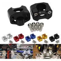 AliExpress PowerMotor 1 pair CNC 22mm 28mm Motorcycle Bar Clamps Handlebar risers Adapter for 7/8