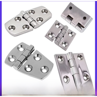 Marine 316 Stainless Steel Boat Hinges Heavy Duty Hatch Casting Hinge For Cabinet Doors Windows Butt Hinge Hardware Accessories