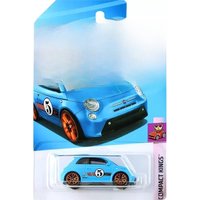 2024G Original Hot Wheels Car Fiat 500e Toys for Boys 1/64 Diecast Vehicle Alloy Model Compact Kings Brinquedos Birthday Gift