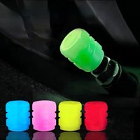 AliExpress 4Pcs Luminous Valve Caps Fluorescent Green Blue Night Glowing Car Motorcycle Bicycle Wheel Styling Tyre Hub Universal Cap Decor