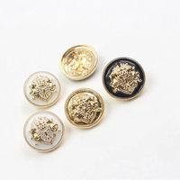 10Pcs/Lot Retro Metal Buttons For Clothing Sweater Coat Decoration Shirt Buttons Accessories DIY JS-0101