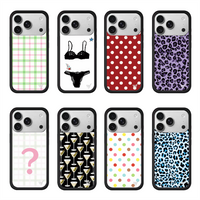 New Wildflower Plaid Polka Dots Cartoon Phone Case for iPhone 17 Pro 16 Plus 12 13 14 15 16 Pro Max Cases Cherry Shockproof Cov