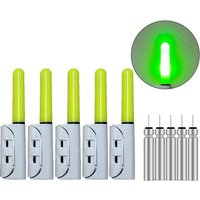 5PCS Electric Light Glow Stick+5 CR425 Waterproof Sea Ocean Fishing Light Electronic Glow Stick Rod Luminous Light Stick Tackle