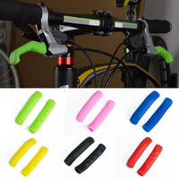AliExpress NONE 2pc Bicycle Brake Handle Cover Non-slip Silicone Brake Handle Lever Cover Mountain Bike Handlebar Protection Sleeve